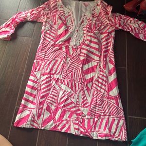 Lilly Pulitzer Shift Dress, beautiful embellished neckline
